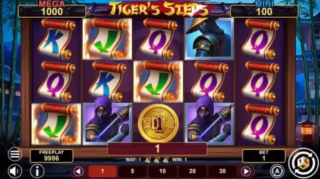 Tiger's Steps Hold And Win slot screenshot 2