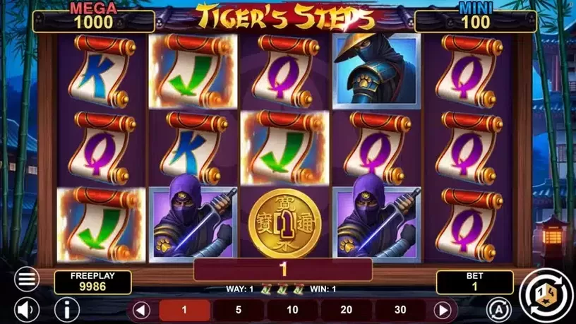 Tiger's Steps Hold And Win slot screenshot 2