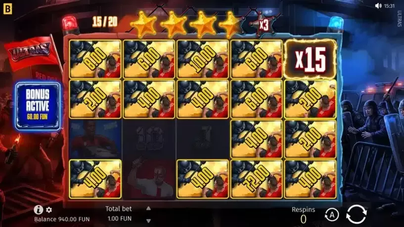 Ultras slot screenshot