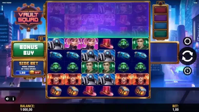 Vault Squad slot screenshot 1