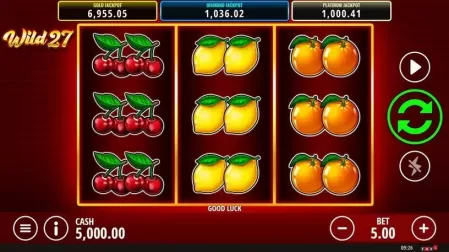 Wild 27 slot screenshot 1