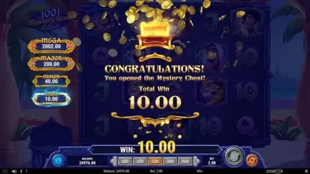 1001 Mystery Genie Fortunes slot screenshot 1