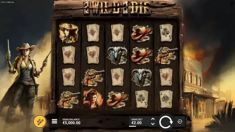 2 Wild 2 Die slot screenshot 1