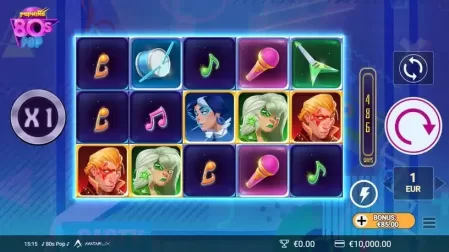 80sPop slot screenshot 1