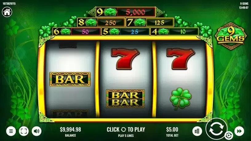9 Gems slot screenshot 1