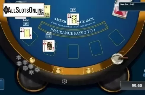 Game Screen 2. American Blackjack (Novomatic) from Novomatic
