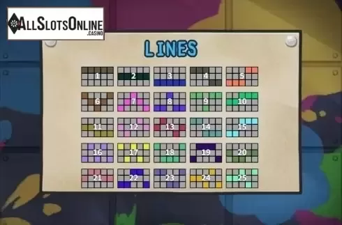 Paylines. Artist Studio from KA Gaming