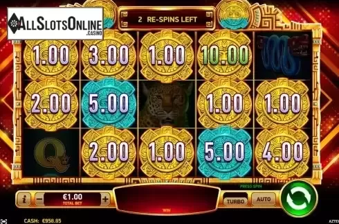 Bonus Game Screen