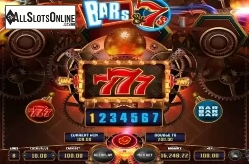 Gamble. BARs and 7s from Wazdan