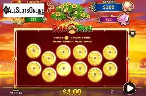 Bonus Game Win Screen