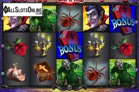 Reel Screen. Bloody Vampire from Octavian Gaming
