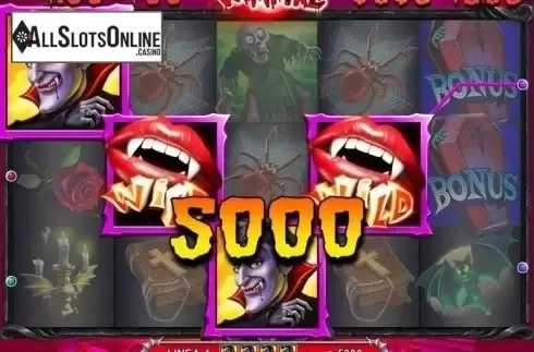 Reel Screen. Bloody Vampire from Octavian Gaming