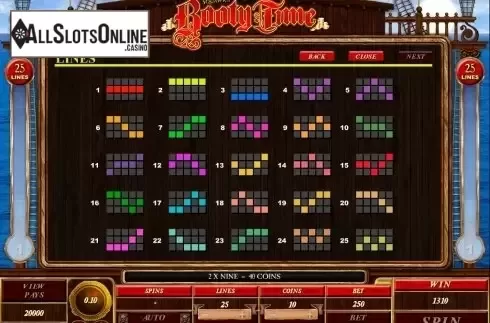 Screen5. Booty Time from Microgaming