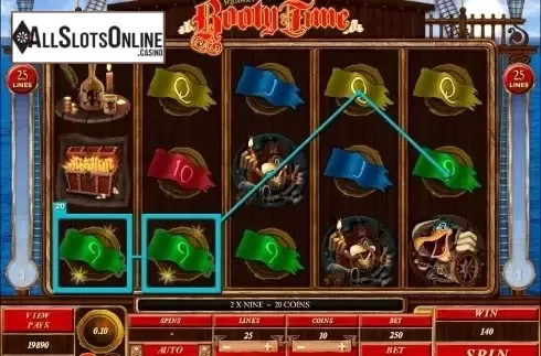 Screen7. Booty Time from Microgaming