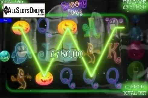 Spooky free spins screen 2. Bounty Haunters from Games Warehouse