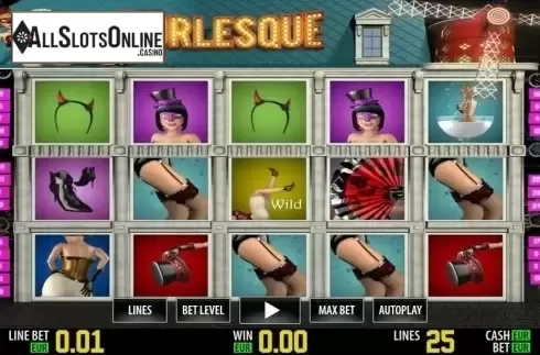 Game reels. Burlesque HD from World Match