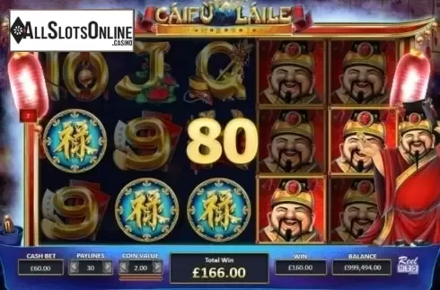 Win Screen 2. Caifu Laile from ReelNRG