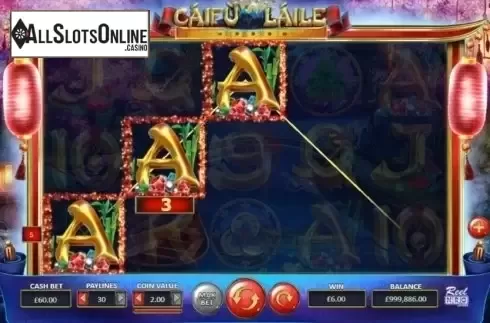 Win Screen 1. Caifu Laile from ReelNRG