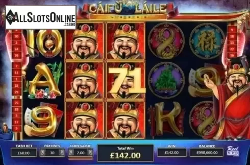 Win Screen 3. Caifu Laile from ReelNRG