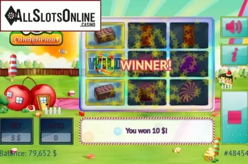Win Screen. Candylicious (Vermantia) from Vermantia