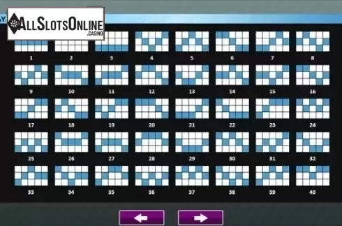 Paytable 4. Chicago The Musical from High 5 Games