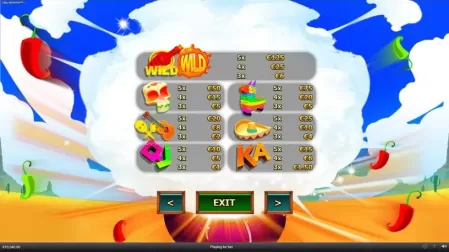 Chili Eruption Thundershots slot screenshot 6