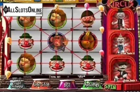 Reel Screen. Circus (esball) from esball