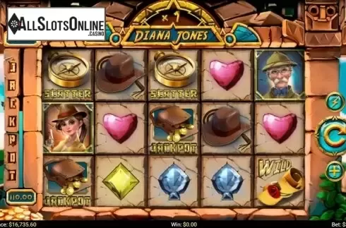 Reel Screen. Diana Jones from Mobilots