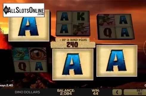 Game workflow 4. Dino Dollars from High 5 Games