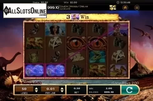 Win screen 6. Double Dinosaur Deluxe from High 5 Games