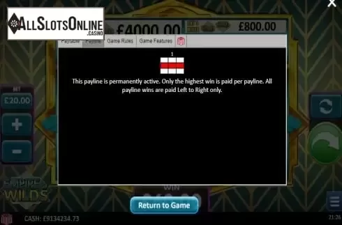 Paytable 2