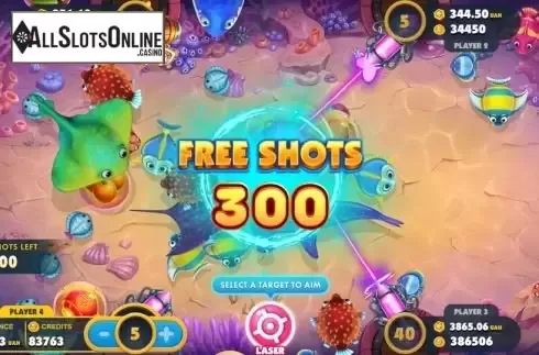 Free Shots screen