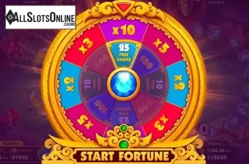 Bonus Wheel screen