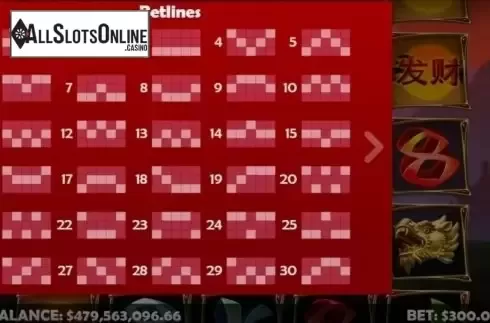 Paylines. Fortune 88 from Mobilots