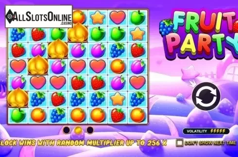 Start Screen. Fruit Party (Pragmatic Play) from Pragmatic Play