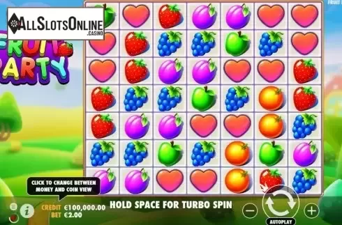 Reel Screen. Fruit Party (Pragmatic Play) from Pragmatic Play