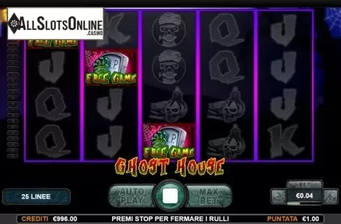 Win screen . Ghost House (Nazionale Elettronica) from Nazionale Elettronica