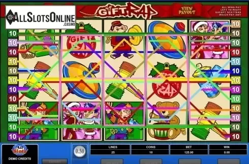 Screen5. Gift Rap from Microgaming