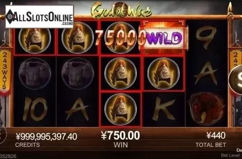 Win Screen. God of War from CQ9Gaming