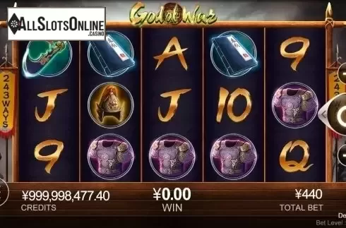 Reel Screen. God of War from CQ9Gaming