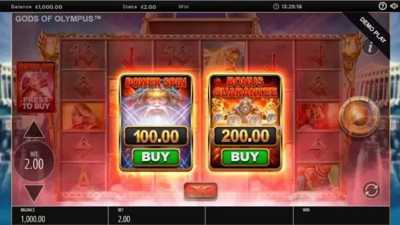 Gods of Olympus Megaways slot screenshot 3
