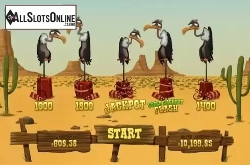 Jackpot flash feature screen . Gold Rush (Magnet Gaming) from Magnet Gaming