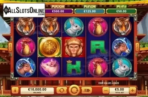 Reel Screen. Golden Macaque from Rarestone Gaming