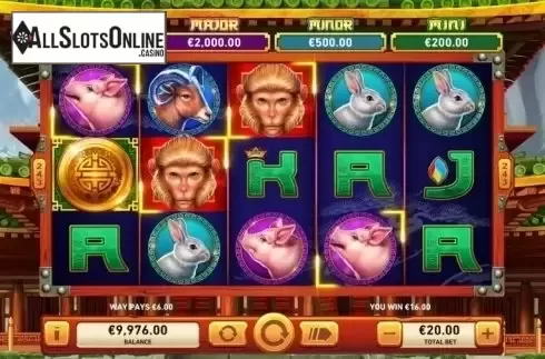 Win Screen 1. Golden Macaque from Rarestone Gaming