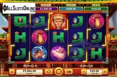 Win Screen 2. Golden Macaque from Rarestone Gaming