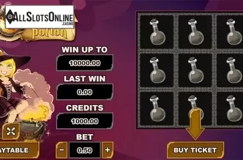 Reels screen. Golden Potion from PlayPearls