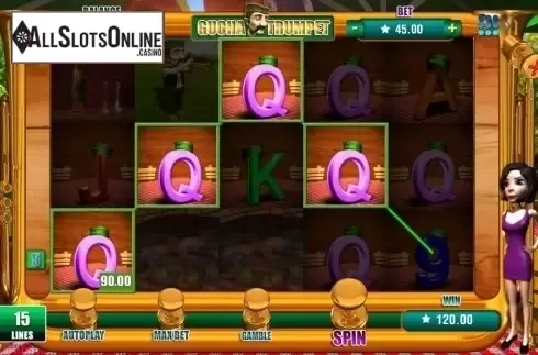 Screen6. Gucha Trumpet from Booming Games