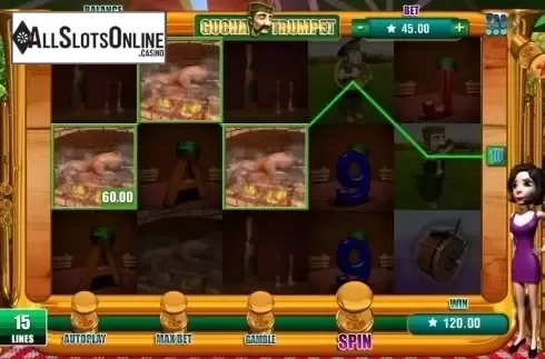 Screen5. Gucha Trumpet from Booming Games