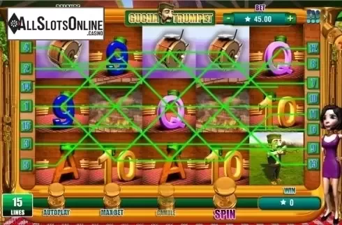Screen3. Gucha Trumpet from Booming Games
