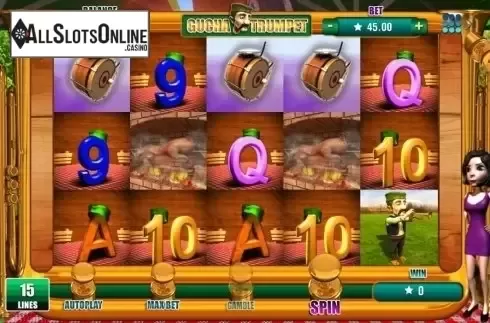 Screen4. Gucha Trumpet from Booming Games